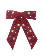 University of South Carolina Garnet Bow Barrette