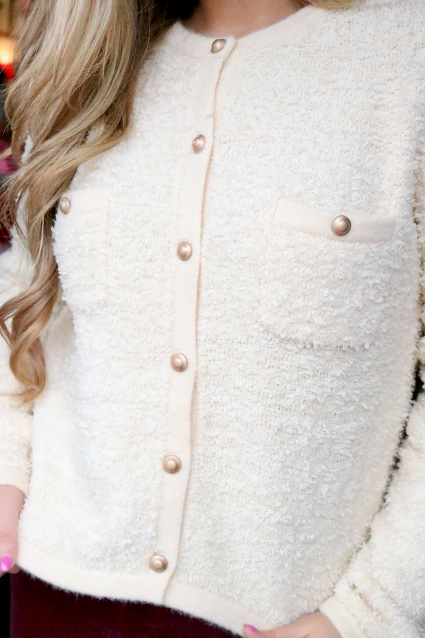 Jackie O Cardigan | Beige