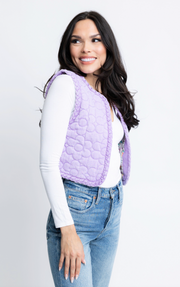 Nashville Stitched Vest | Lavender