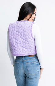 Nashville Stitched Vest | Lavender