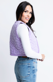 Nashville Stitched Vest | Lavender