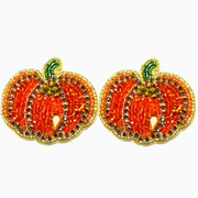 Pumpkin Stud Earrings