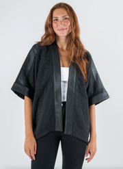 Coco Cape | Jet Black Cheetah