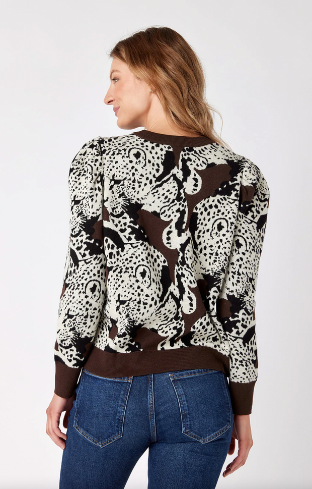 Bixby Sweater | Mocha Leopard