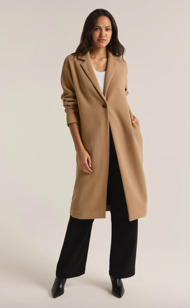 Mason Knit Coat | Camel