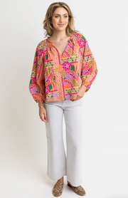 Toucan Sam Braided Trim Top