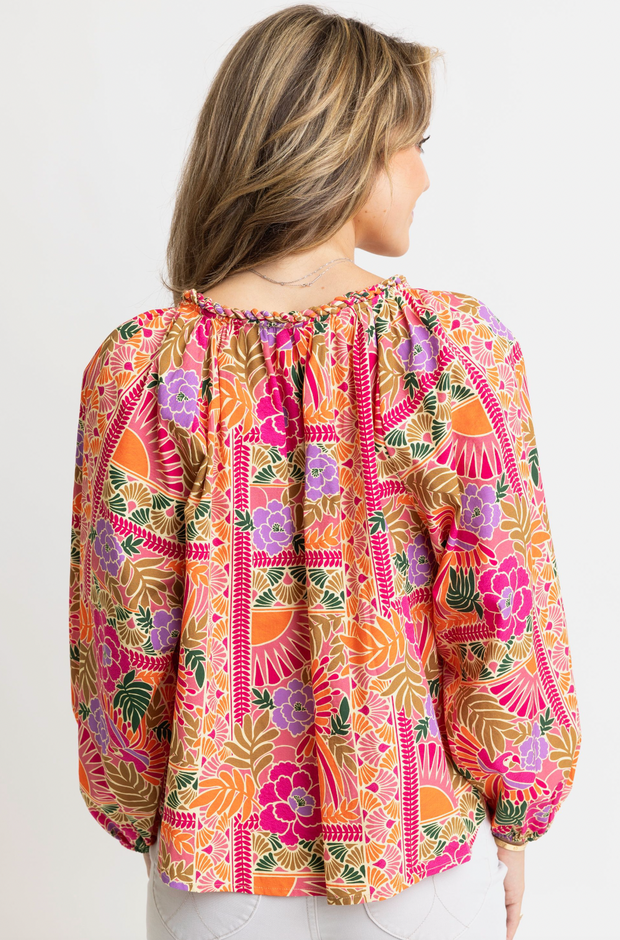 Toucan Sam Braided Trim Top