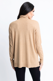 Turtleneck Sweater Tunic | Camel