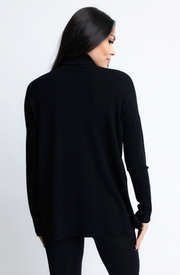 Turtleneck Sweater Tunic | Black