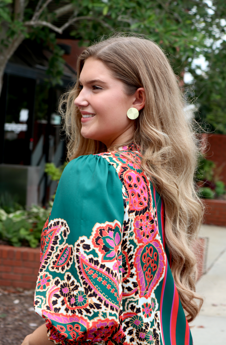 Paisley Scarf Top