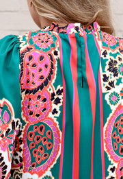 Paisley Scarf Top