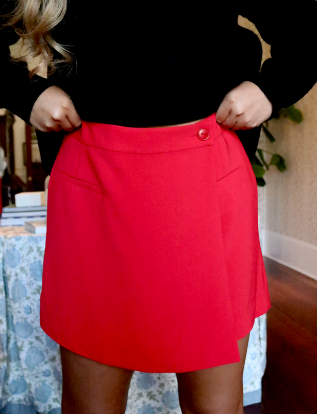 City Skort | Red