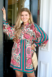 Paisley Scarf Dress