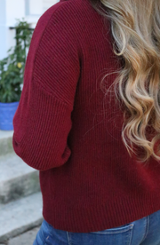 Sparta Turtleneck | Ruby Red