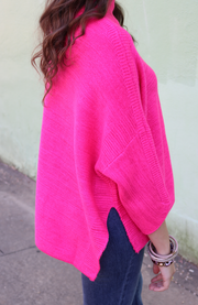 Boho Sweater | Pink Crush