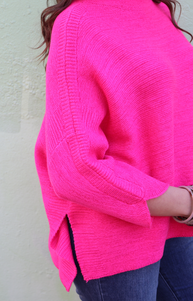 Boho Sweater | Pink Crush