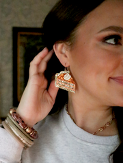 Sweet Pumpkin Pie Earrings