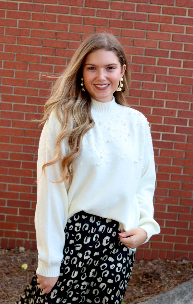 Pearl Girl Sweater | Ivory