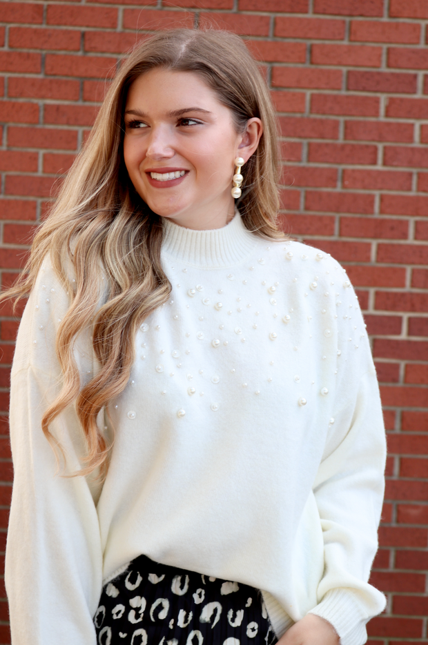 Pearl Girl Sweater | Ivory