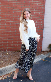 Lovely Leopard Midi Skirt