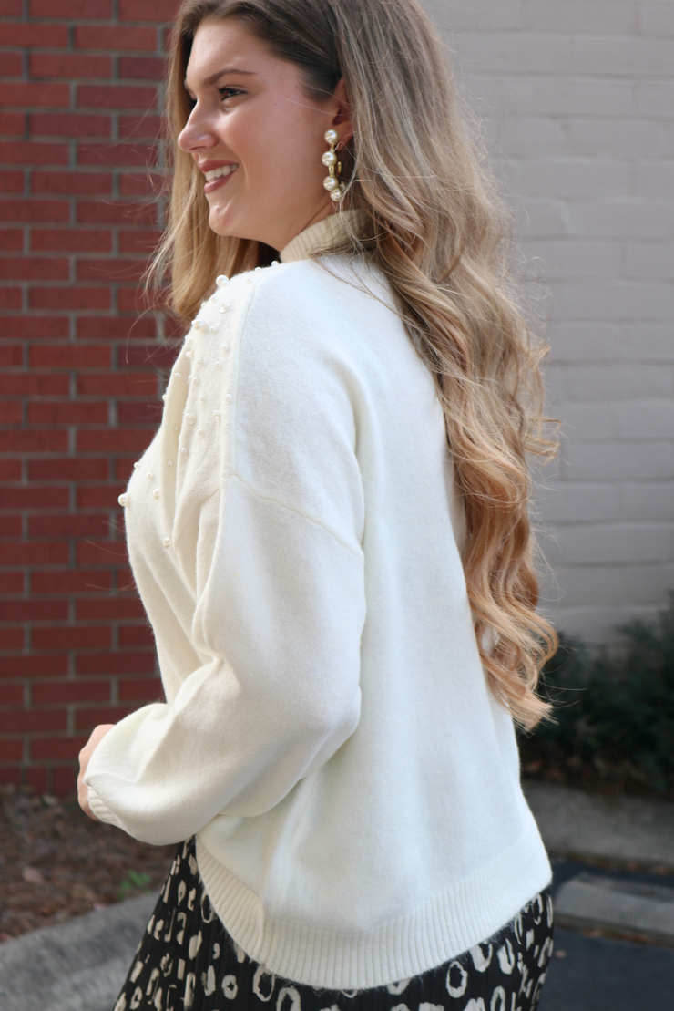 Pearl Girl Sweater | Ivory