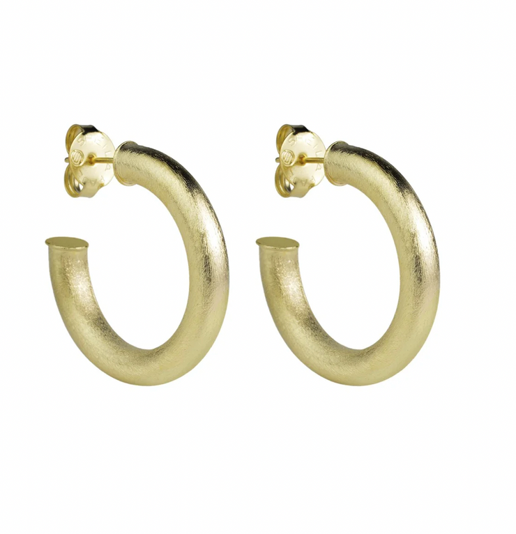 Thin Small Chantal Hoop - 18k Gold Plated