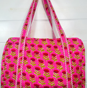 Quilted Duffle Bag | Floral