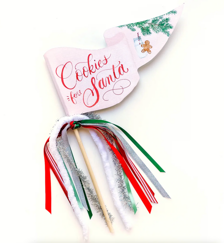 Cookies for Santa Party Pennant