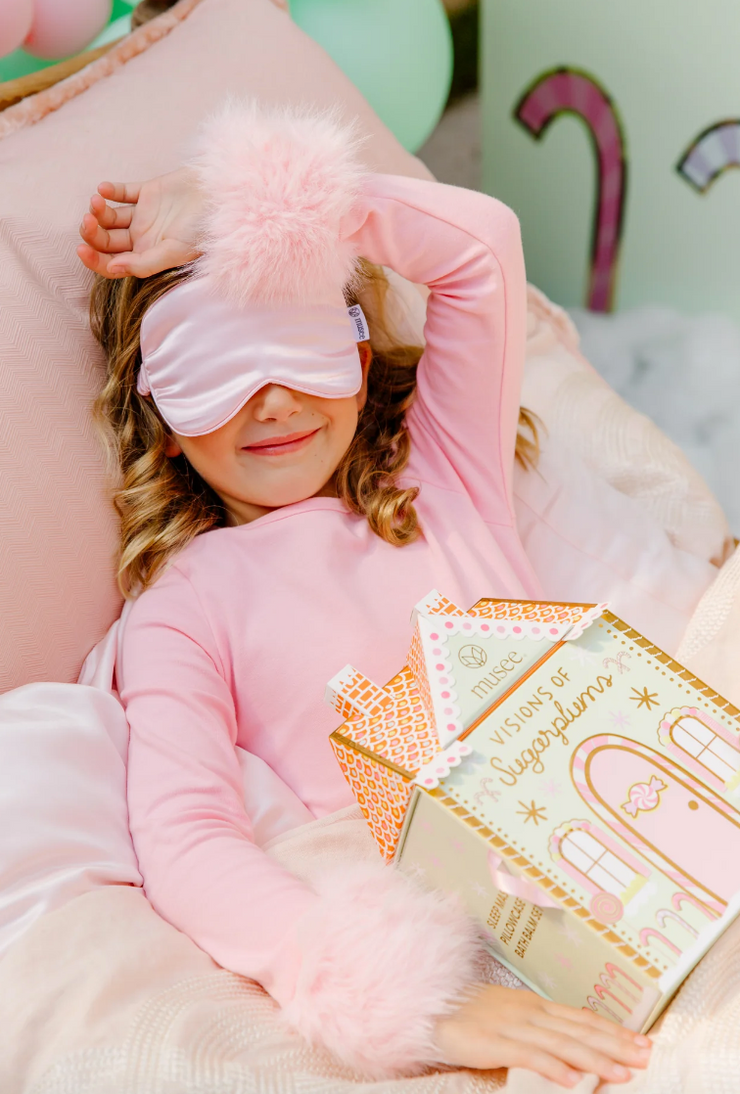 Visions of Sugarplums Bath Balm, Pillowcase & Eye Mask Set