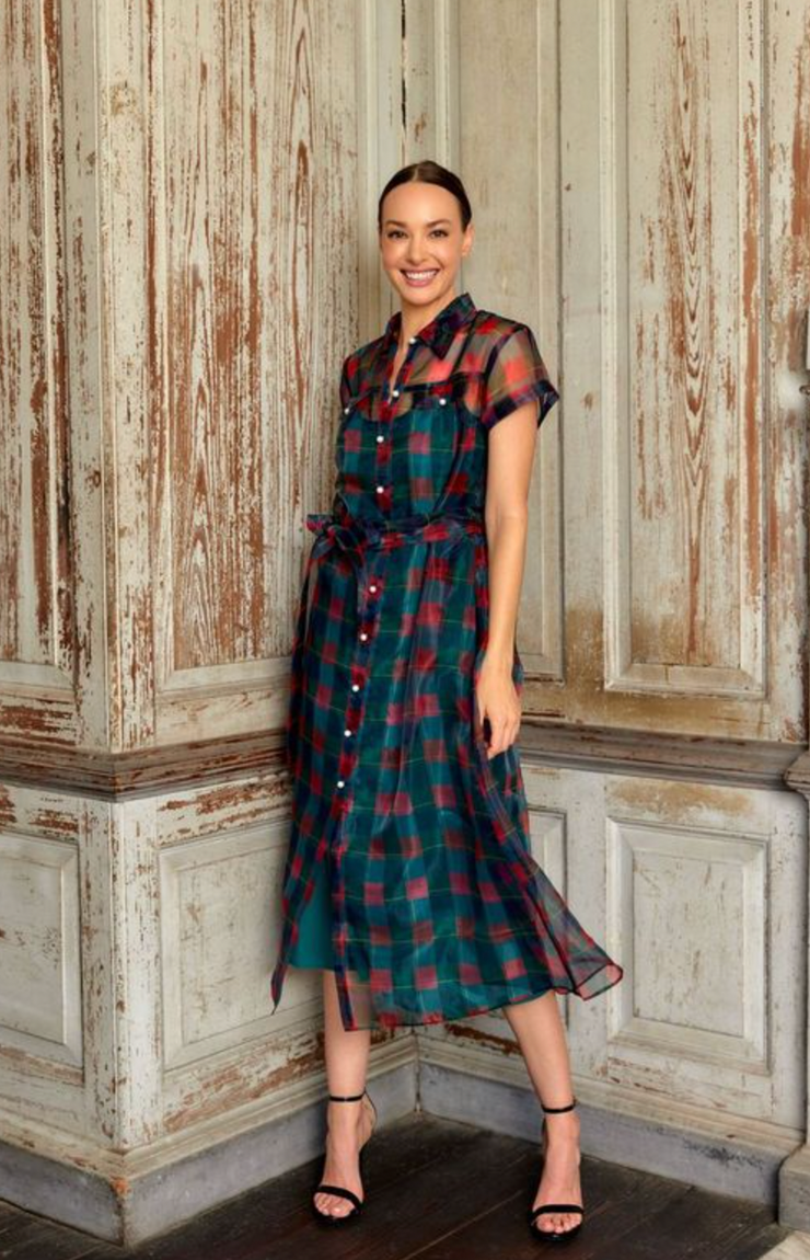 Rachel Dress | Holiday Plaid