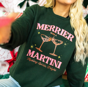 Merrier with a Martini Sweatshirt  | **more sizes on the way**