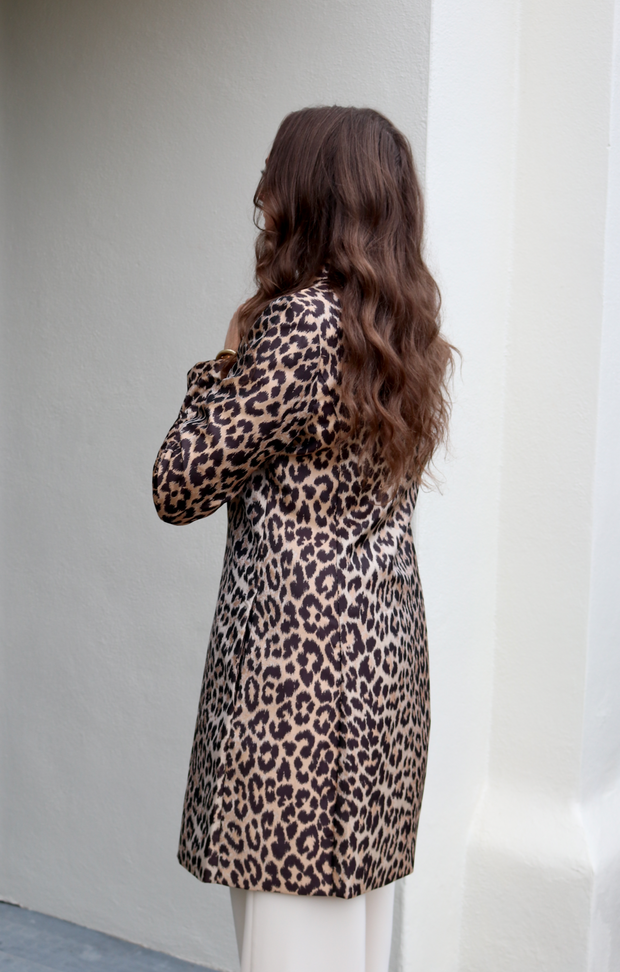 City Chic Leopard Coat