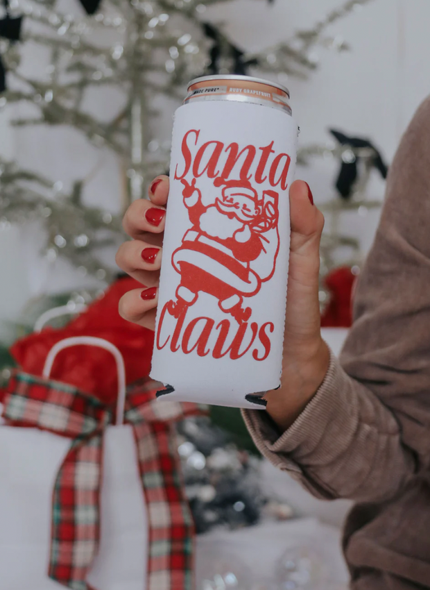 Santa Claws Tall Drink Sleeve