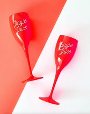 Jingle Juice Champagne Flute