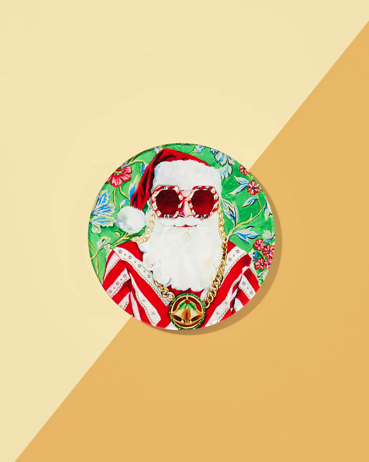 Swanky Santa Acrylic Coasters | SET OF 2