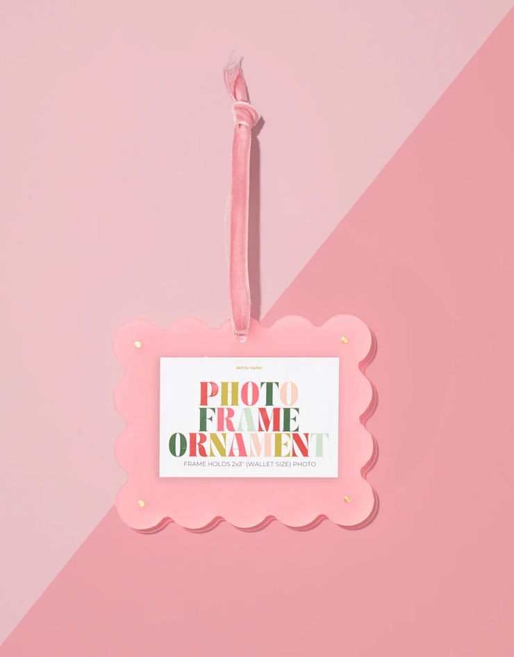 Light Pink Frame Ornament