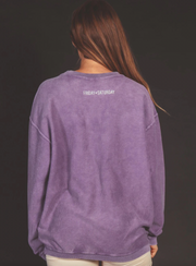 Mama Corded Sweatshirt | Purple/Pink