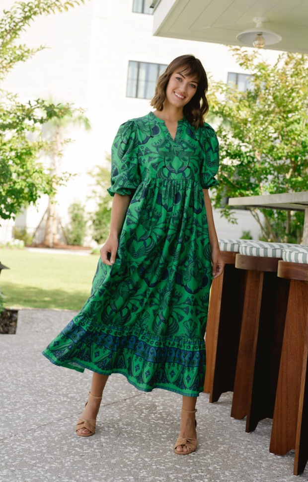 Jenny Maxi Dress | Emerald