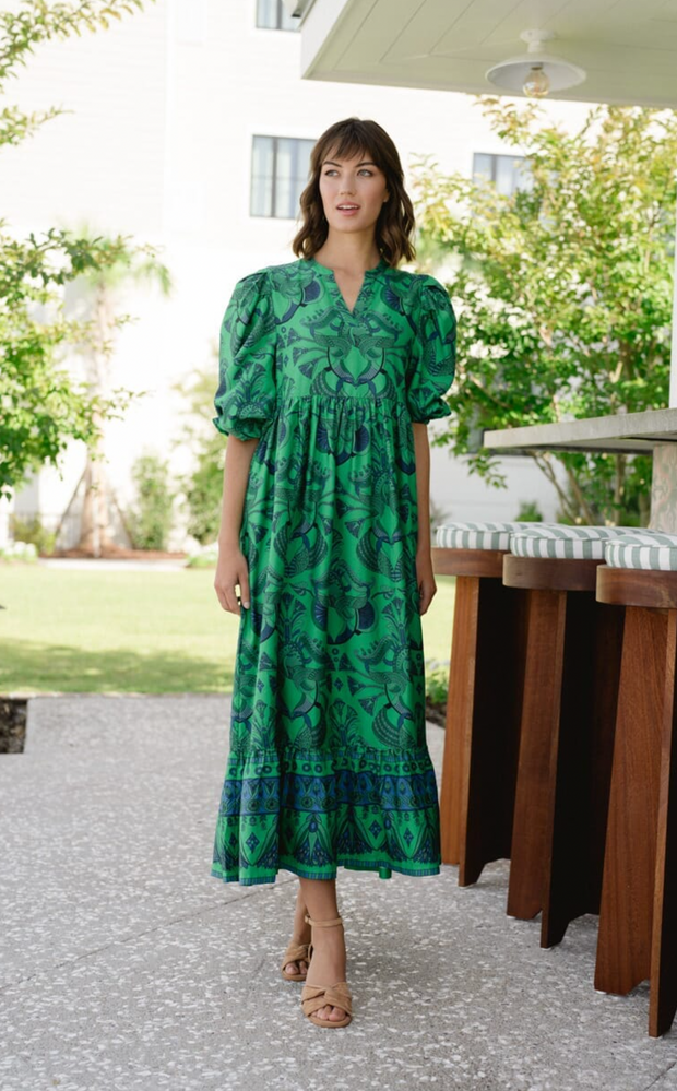 Jenny Maxi Dress | Emerald