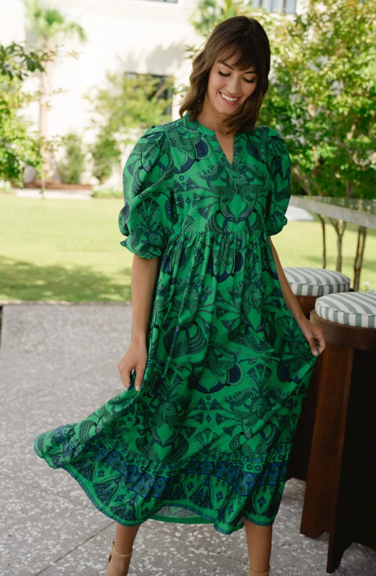 Jenny Maxi Dress | Emerald