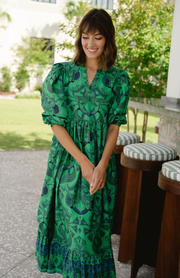 Jenny Maxi Dress | Emerald