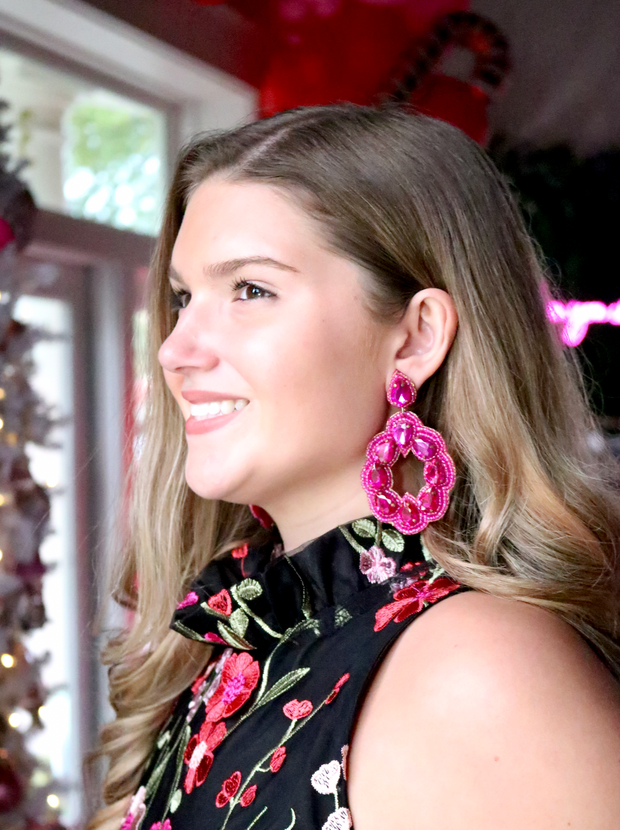 Sugababe Fuchsia Earring