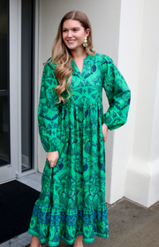 Jenny Maxi Dress | Emerald