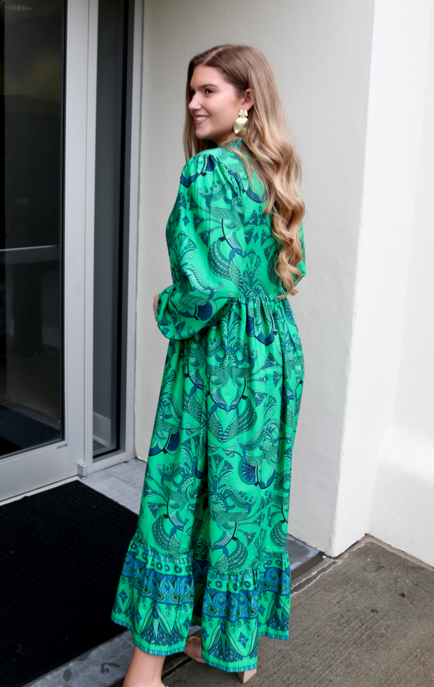 Jenny Maxi Dress | Emerald