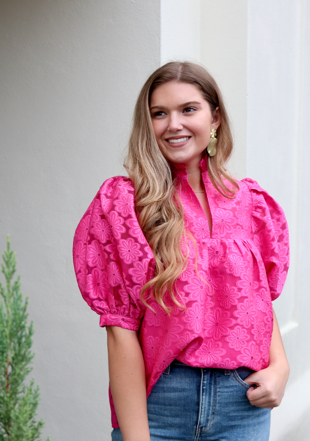 Flower Power Top | Pink