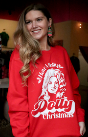 Holly Dolly Christmas Sweatshirt