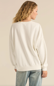 Holly Sunday Embroidered Embroidered Sweatshirt