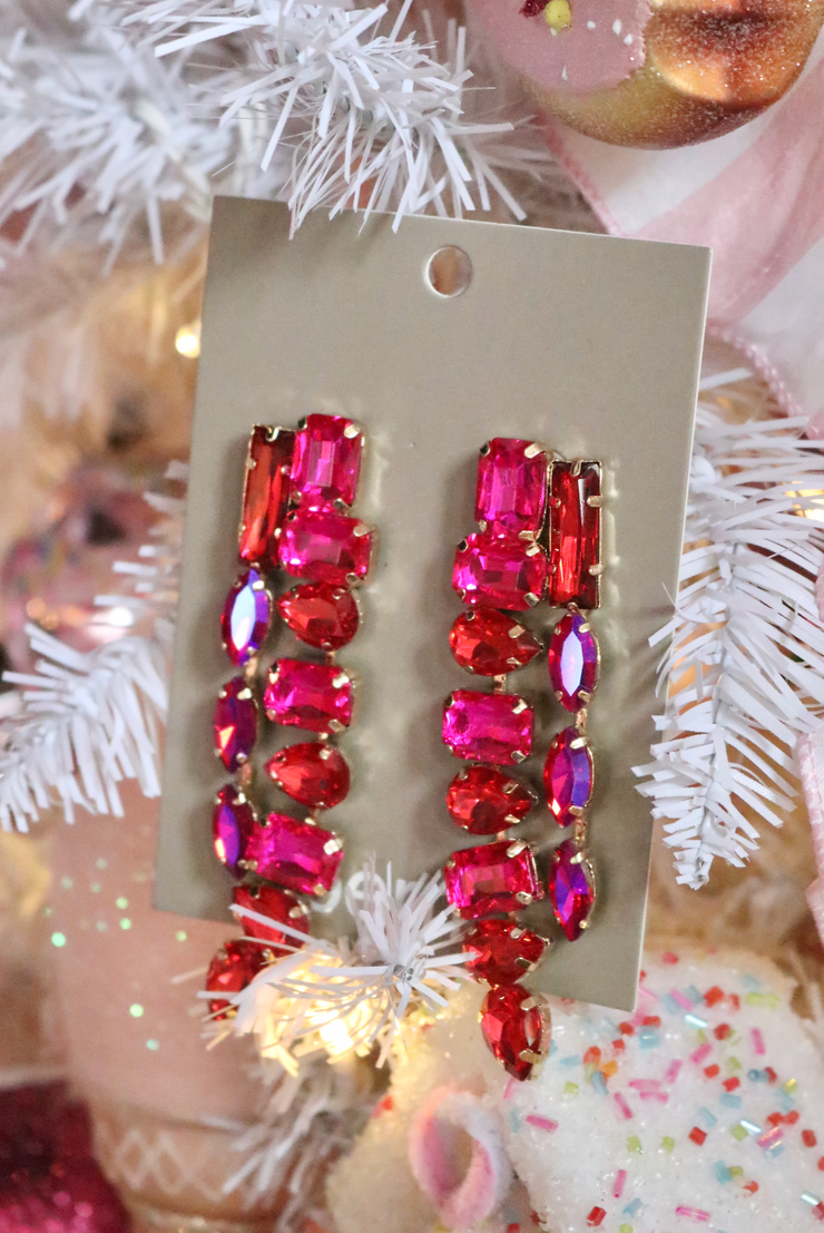 Wonder Earring | Hot Pink