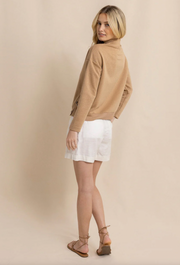 Cordelia Quilted Pullover | Tannin