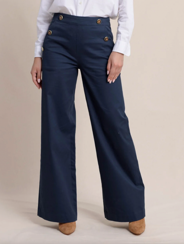 Thalia Sailor Pant | Navy